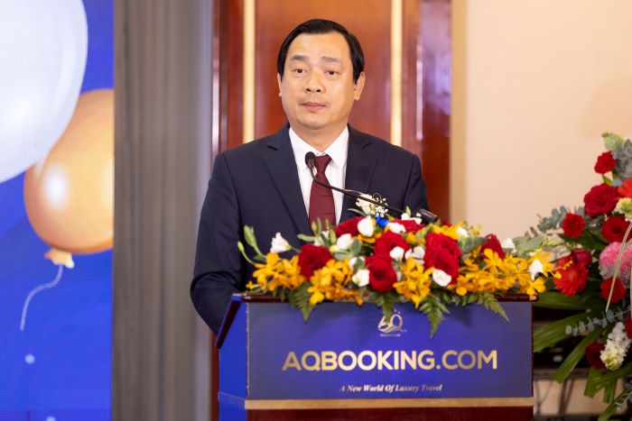 Tổng cục trưởng Tổng cục Du lịch Nguyễn Trùng Khánh phát biểu tại sự kiện 